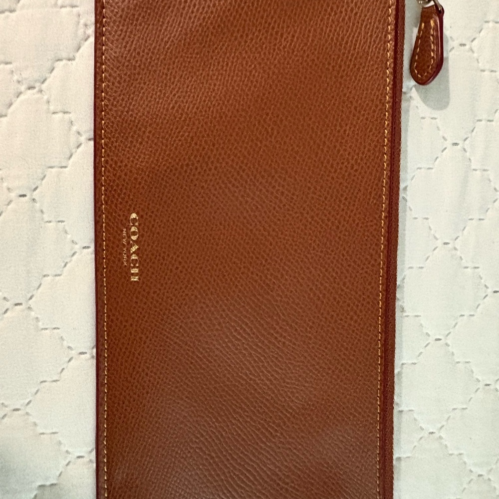 Coach Tan Leather Men's Wallet